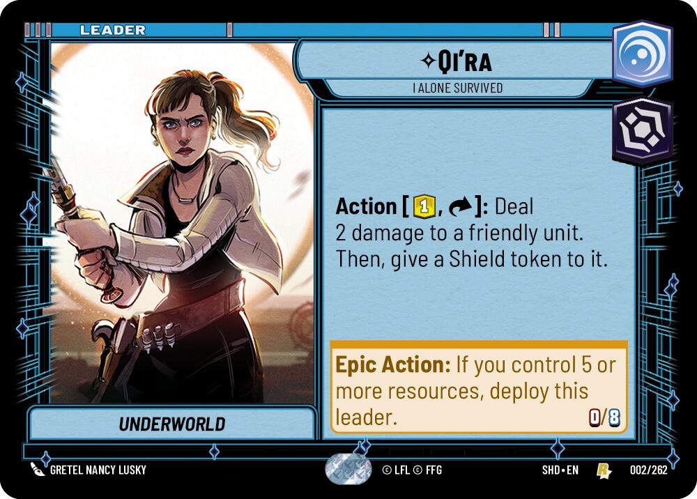 Qi'ra - I Alone Survived (002/262) (002/262) [Shadows of the Galaxy] | Deep Dive Games St. Marys