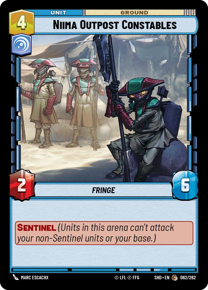 Niima Outpost Constables (062/262) (062/262) [Shadows of the Galaxy] | Deep Dive Games St. Marys