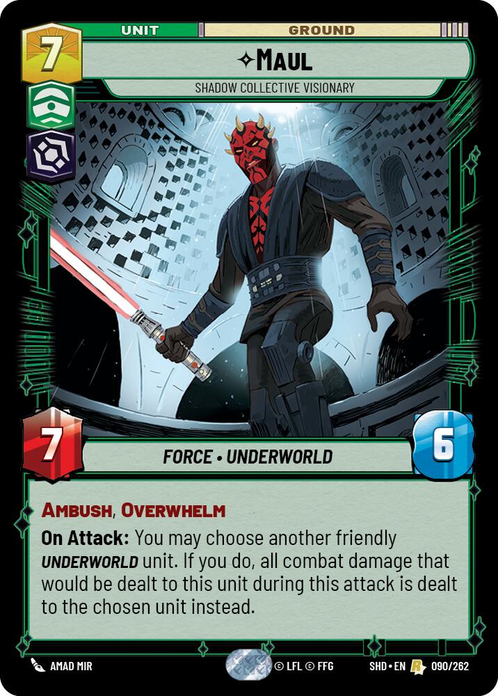 Maul - Shadow Collective Visionary (090/262) (090/262) [Shadows of the Galaxy] | Deep Dive Games St. Marys