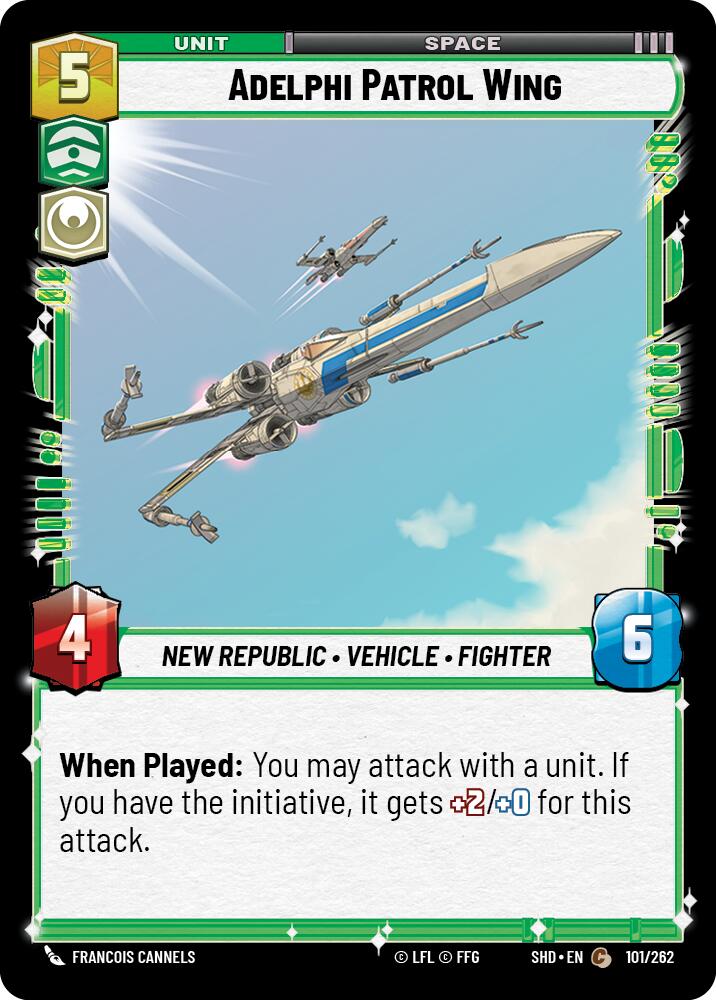 Adelphi Patrol Wing (101/262) (101/262) [Shadows of the Galaxy] | Deep Dive Games St. Marys