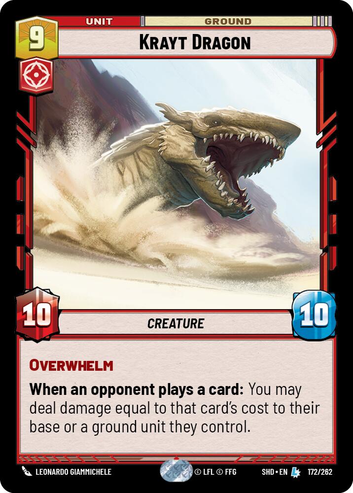 Krayt Dragon (172/262) (172/262) [Shadows of the Galaxy] | Deep Dive Games St. Marys