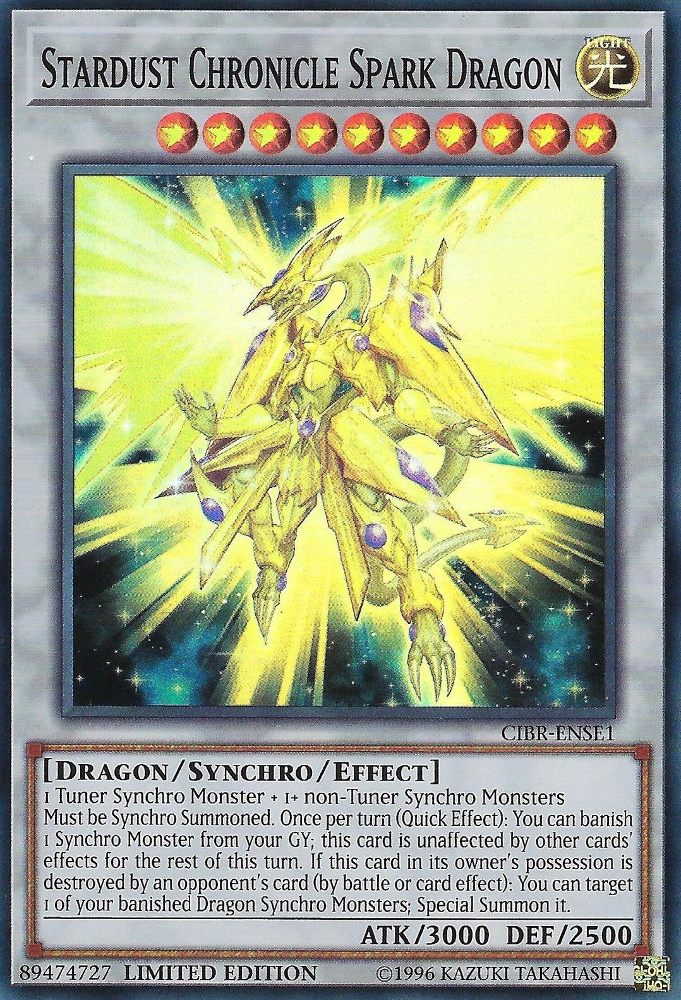 Stardust Chronicle Spark Dragon [CIBR-ENSE1] Super Rare | Deep Dive Games St. Marys