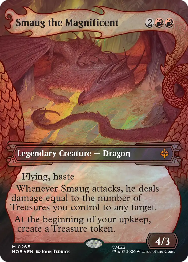 Smaug the Magnificent (Showcase) (Surge Foil) [The Hobbit] | Deep Dive Games St. Marys