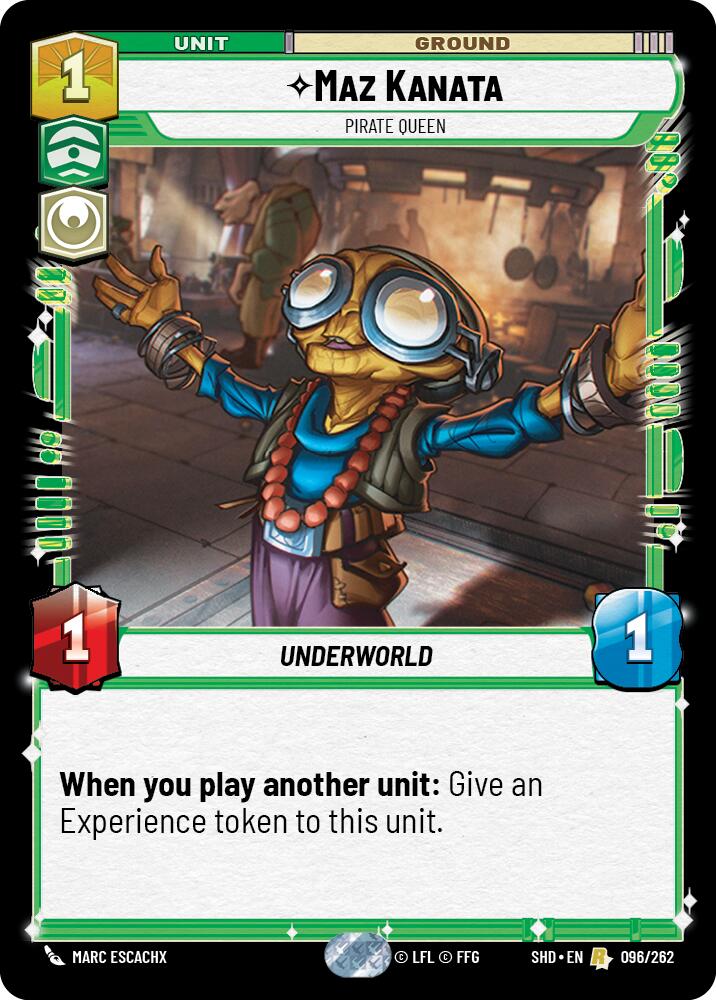 Maz Kanata - Pirate Queen (096/262) (096/262) [Shadows of the Galaxy] | Deep Dive Games St. Marys