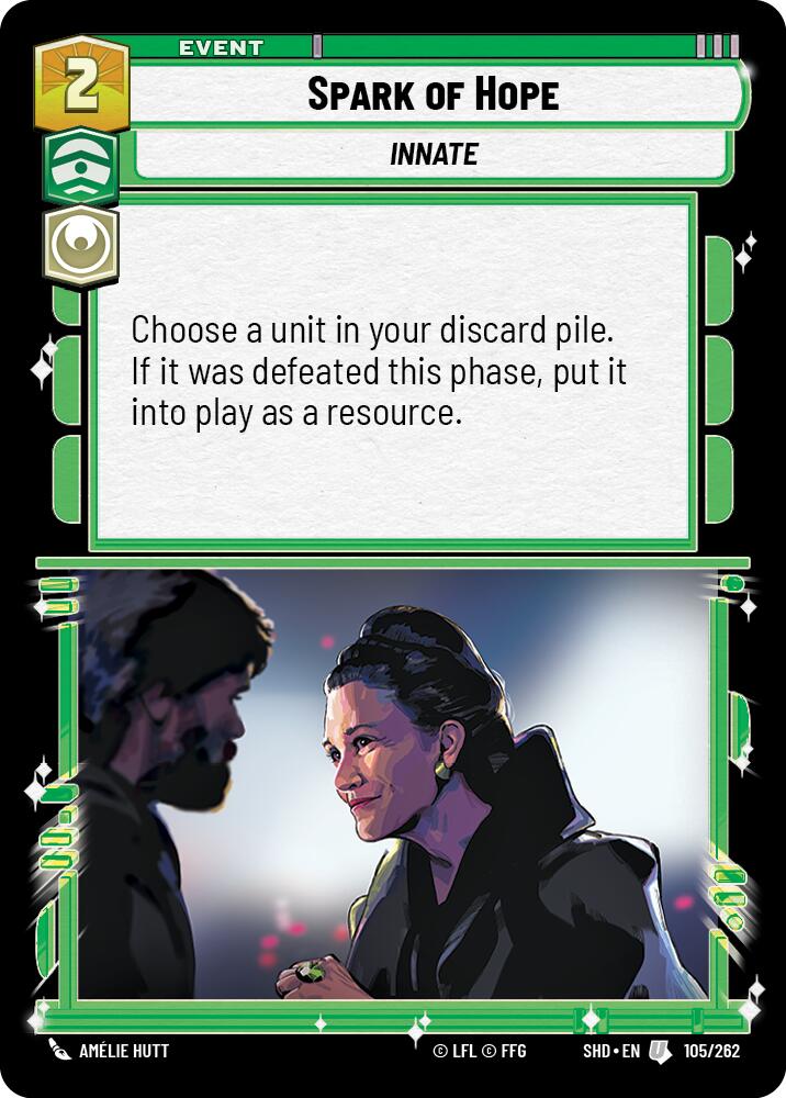 Spark of Hope (105/262) (105/262) [Shadows of the Galaxy] | Deep Dive Games St. Marys
