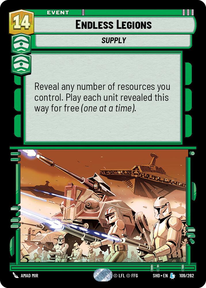 Endless Legions (109/262) (109/262) [Shadows of the Galaxy] | Deep Dive Games St. Marys