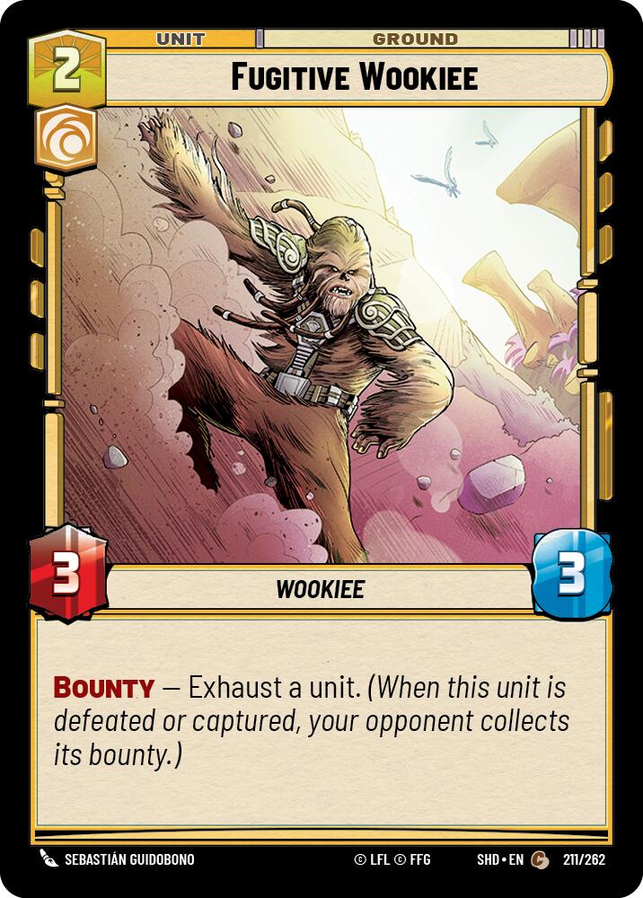 Fugitive Wookiee (211/262) (211/262) [Shadows of the Galaxy] | Deep Dive Games St. Marys