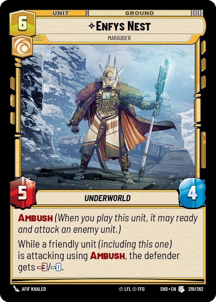 Enfys Nest - Marauder (219/262) (219/262) [Shadows of the Galaxy] | Deep Dive Games St. Marys