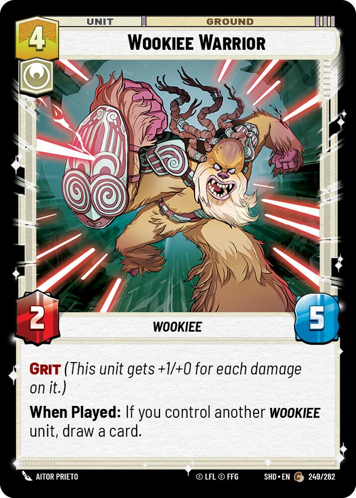 Wookiee Warrior (249/262) (249/262) [Shadows of the Galaxy] | Deep Dive Games St. Marys