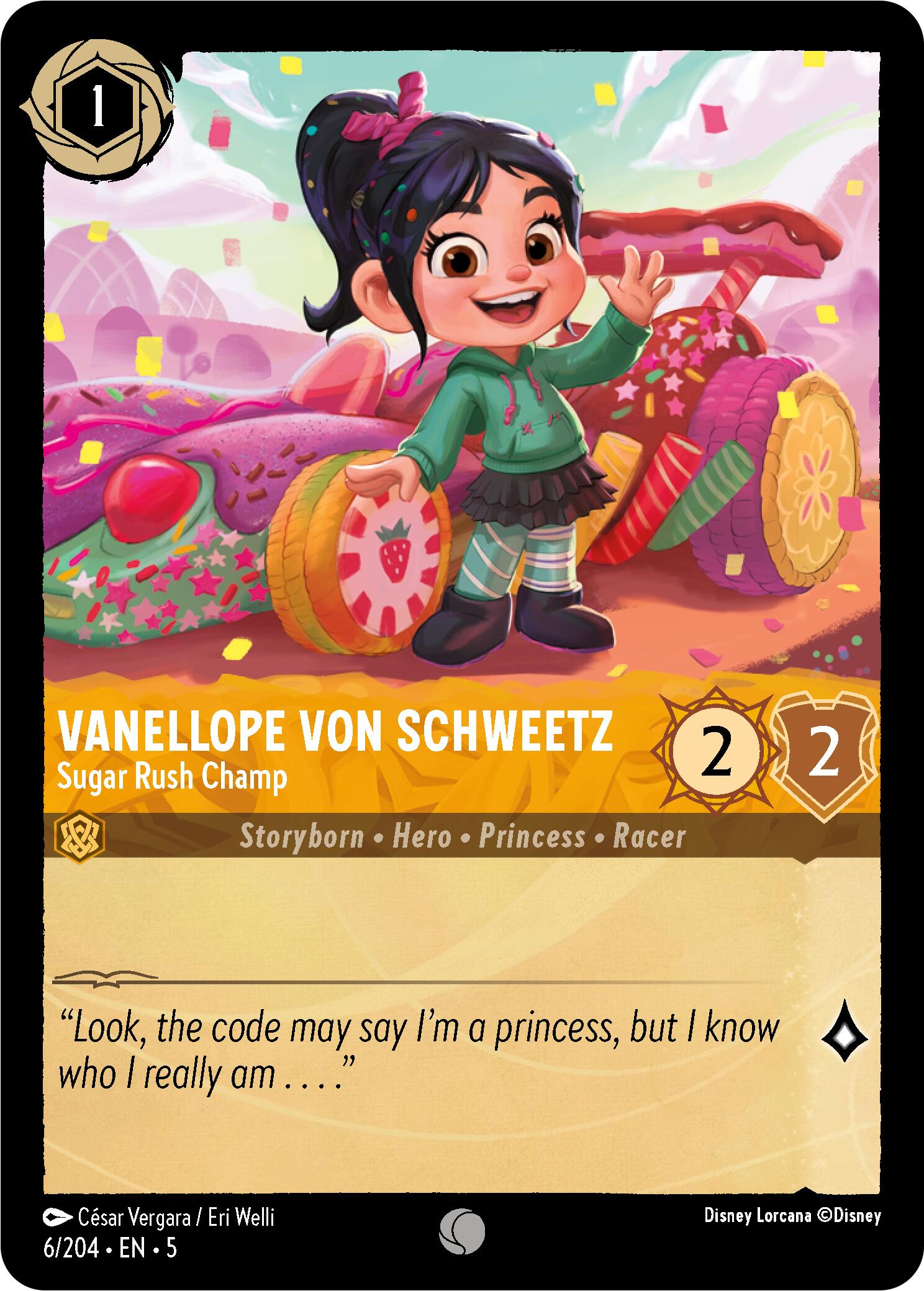 Vanellope von Schweetz - Sugar Rush Champ (6/204) [Shimmering Skies] | Deep Dive Games St. Marys