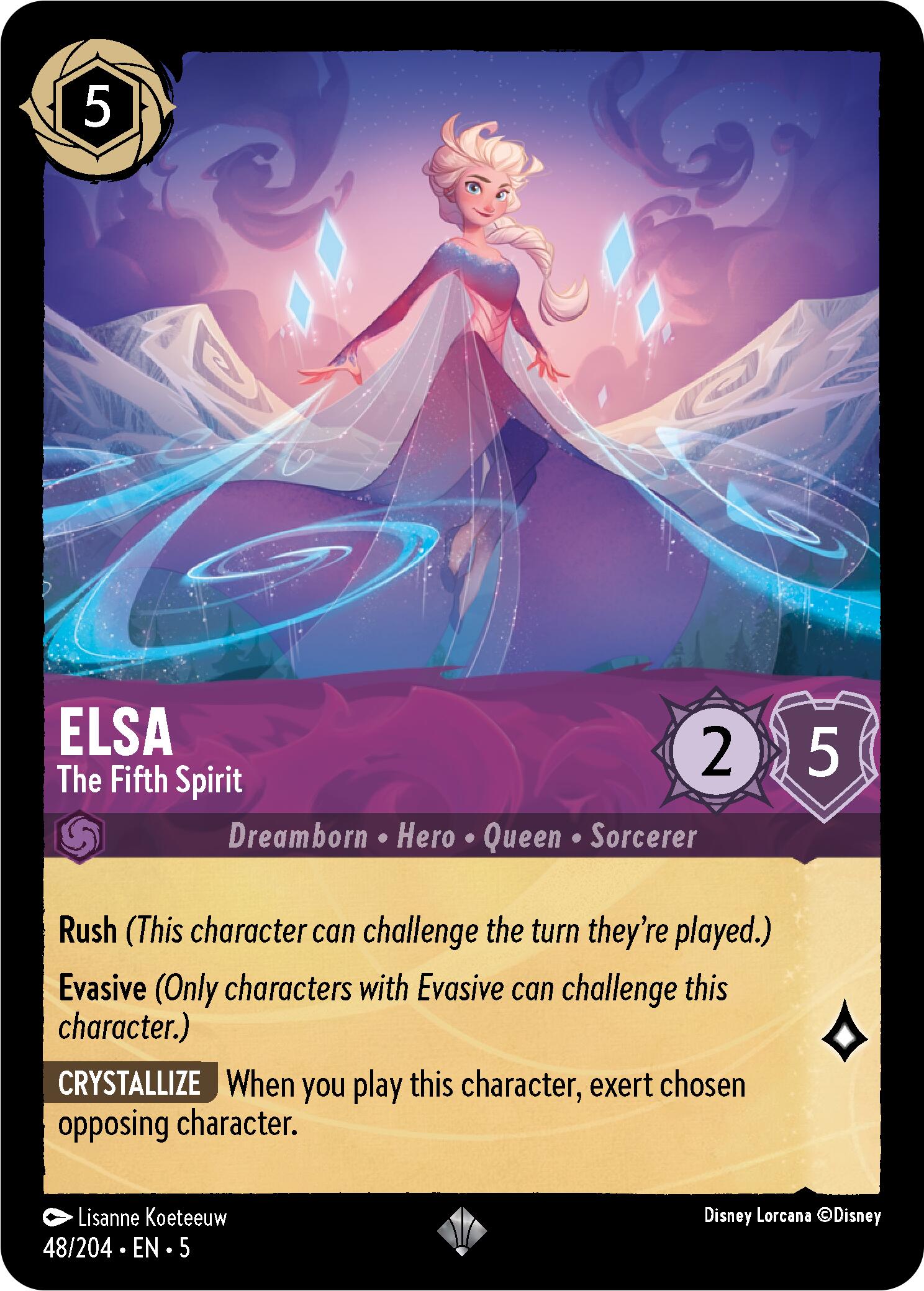 Elsa - The Fifth Spirit (48/204) [Shimmering Skies] | Deep Dive Games St. Marys