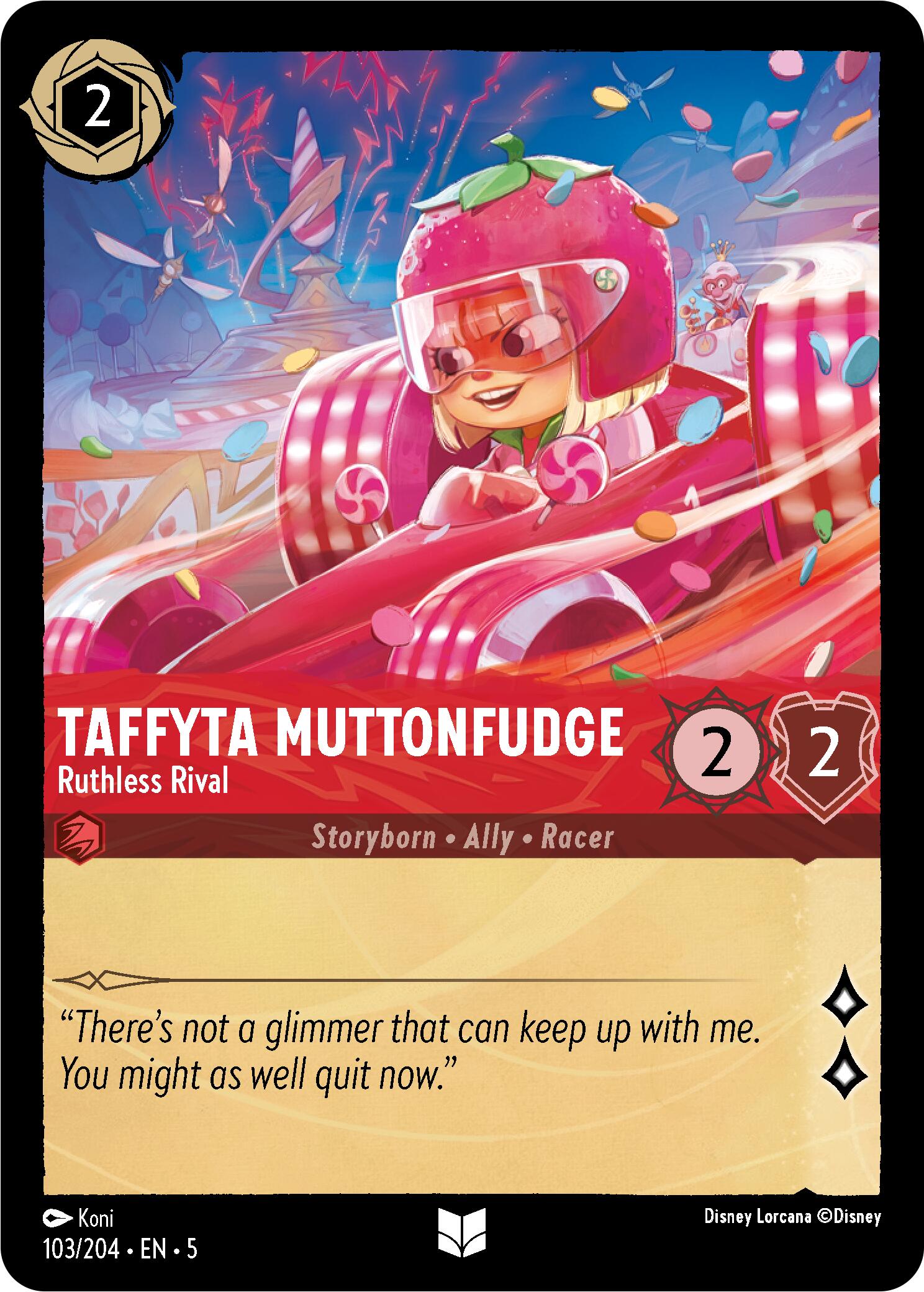 Taffyta Muttonfudge - Ruthless Rival (103/204) [Shimmering Skies] | Deep Dive Games St. Marys