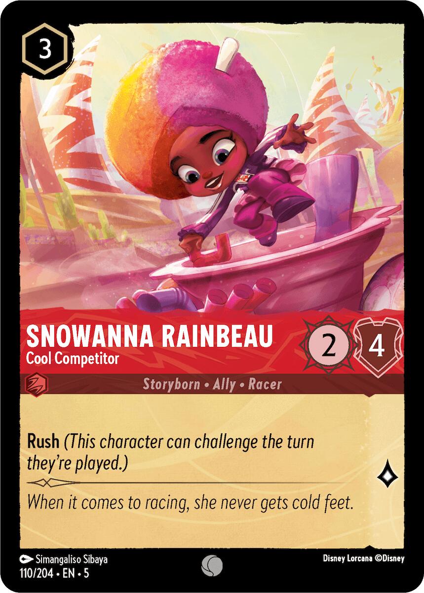 Snowanna Rainbeau - Cool Competitor (110/204) [Shimmering Skies] | Deep Dive Games St. Marys