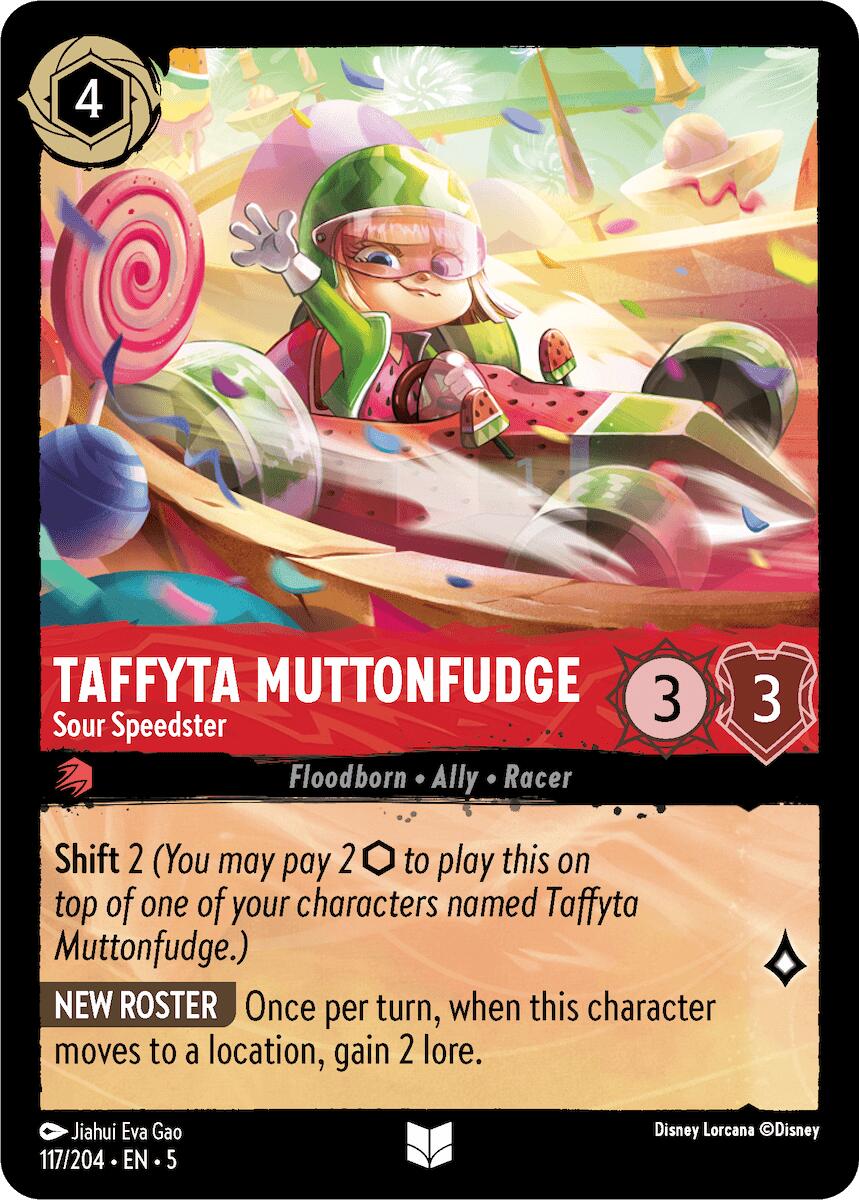 Taffyta Muttonfudge - Sour Speedster (117/204) [Shimmering Skies] | Deep Dive Games St. Marys