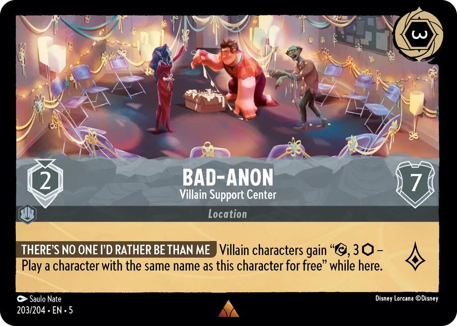 Bad-Anon - Villain Support Center (203/204) [Shimmering Skies] | Deep Dive Games St. Marys