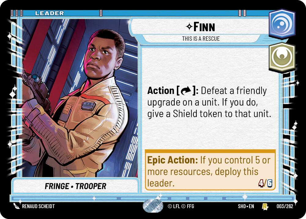 Finn - This is a Rescue (003/262) (003/262) [Shadows of the Galaxy] | Deep Dive Games St. Marys
