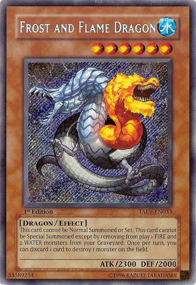 Frost and Flame Dragon [TAEV-EN033] Secret Rare | Deep Dive Games St. Marys