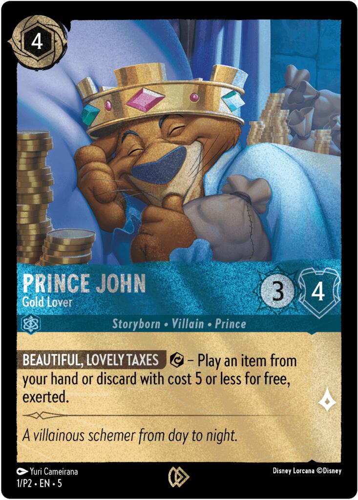 Prince John - Gold Lover (1) [Promo Cards] | Deep Dive Games St. Marys