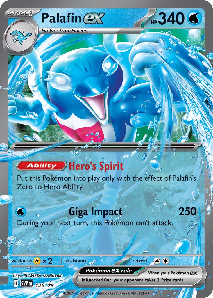 Palafin ex (126) [Scarlet & Violet: Black Star Promos] | Deep Dive Games St. Marys