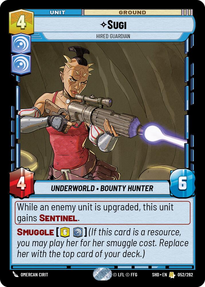 Sugi - Hired Guardian (052/262) (052/262) [Shadows of the Galaxy] | Deep Dive Games St. Marys