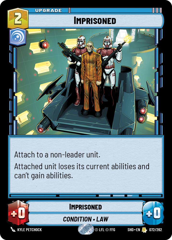 Imprisoned (072/262) (072/262) [Shadows of the Galaxy] | Deep Dive Games St. Marys