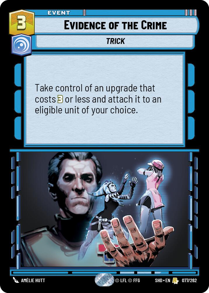 Evidence of the Crime (077/262) (077/262) [Shadows of the Galaxy] | Deep Dive Games St. Marys