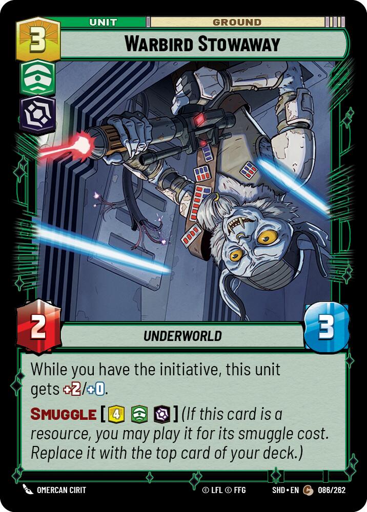 Warbird Stowaway (086/262) (086/262) [Shadows of the Galaxy] | Deep Dive Games St. Marys