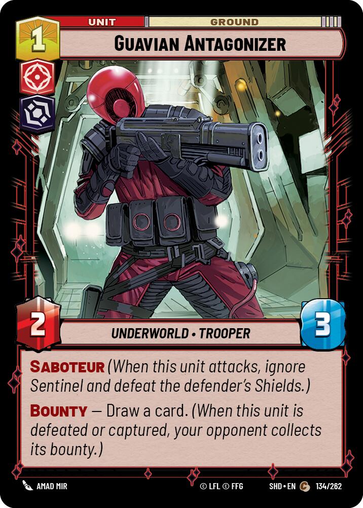Guavian Antagonizer (134/262) (134/262) [Shadows of the Galaxy] | Deep Dive Games St. Marys