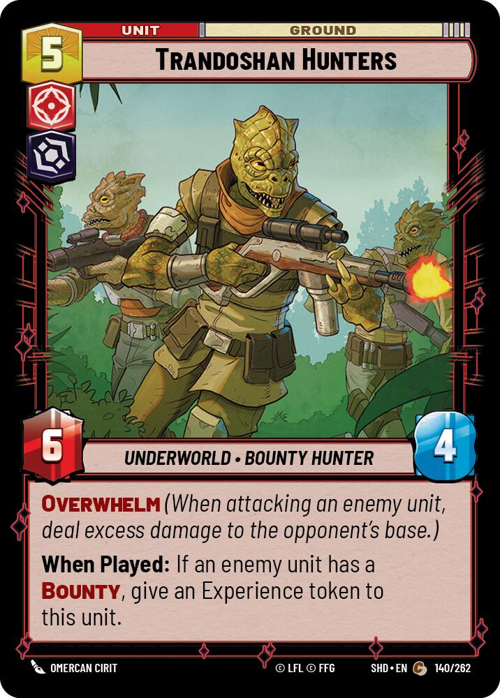 Trandoshan Hunters (140/262) (140/262) [Shadows of the Galaxy] | Deep Dive Games St. Marys