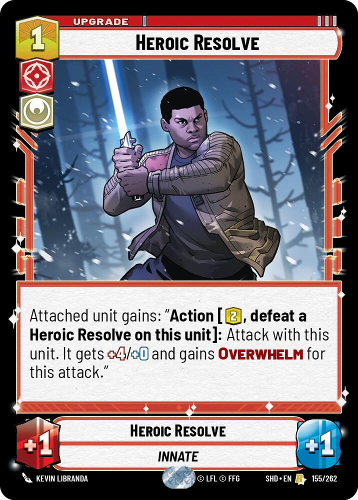 Heroic Resolve (155/262) (155/262) [Shadows of the Galaxy] | Deep Dive Games St. Marys