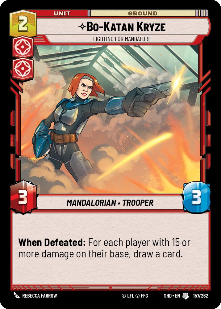 Bo-Katan Kryze - Fighting For Mandalore (157/262) (157/262) [Shadows of the Galaxy] | Deep Dive Games St. Marys