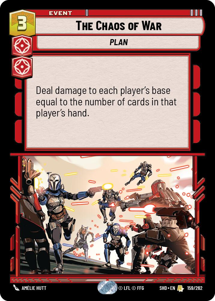 The Chaos of War (159/262) (159/262) [Shadows of the Galaxy] | Deep Dive Games St. Marys