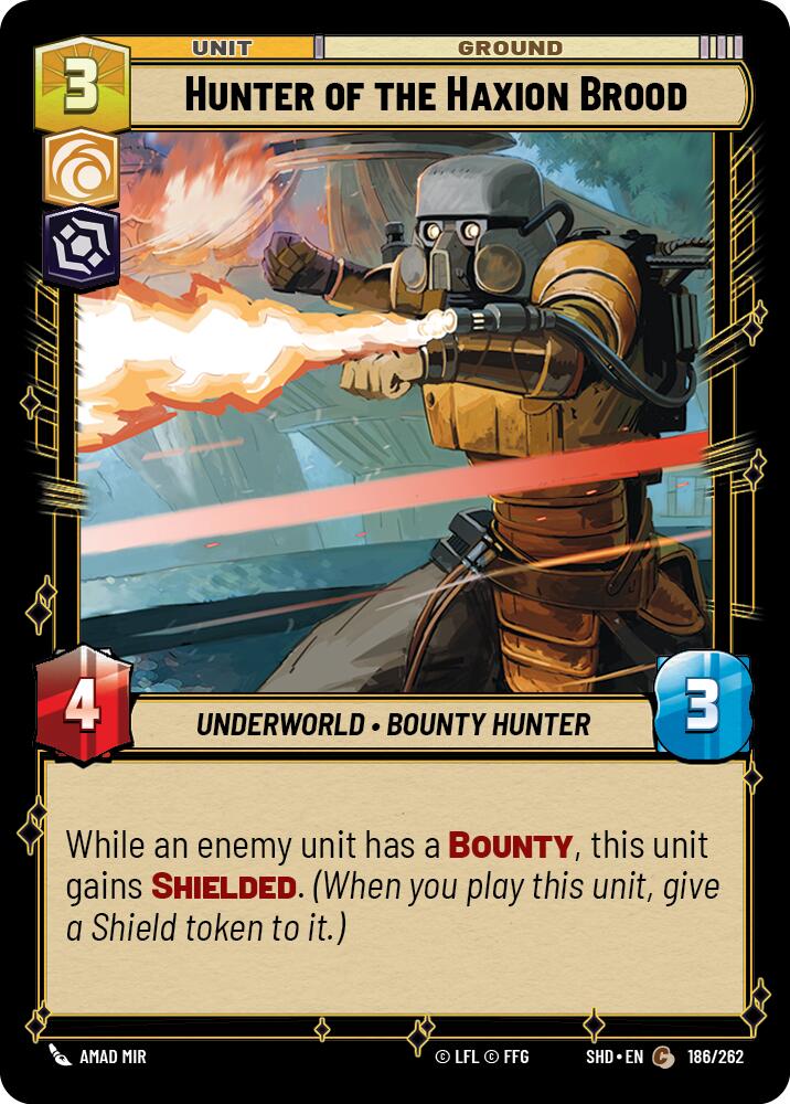 Hunter of the Haxion Brood (186/262) (186/262) [Shadows of the Galaxy] | Deep Dive Games St. Marys
