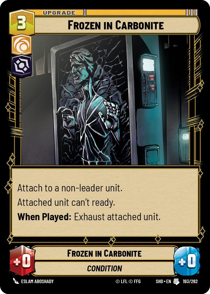 Frozen in Carbonite (193/262) (193/262) [Shadows of the Galaxy] | Deep Dive Games St. Marys
