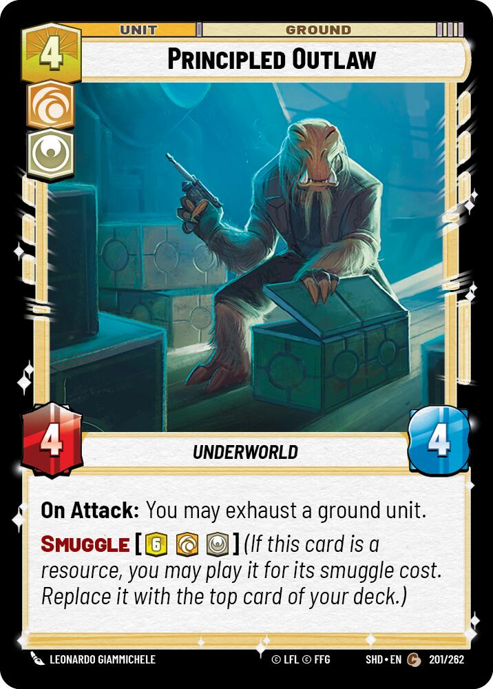 Principled Outlaw (201/262) (201/262) [Shadows of the Galaxy] | Deep Dive Games St. Marys