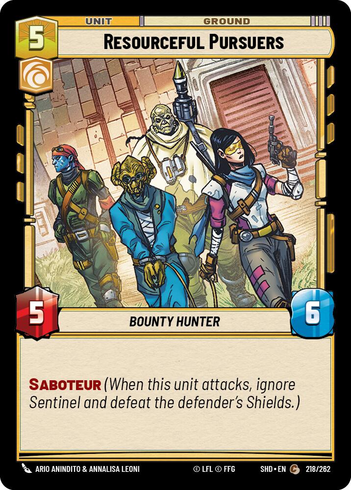 Resourceful Pursuers (218/262) (218/262) [Shadows of the Galaxy] | Deep Dive Games St. Marys
