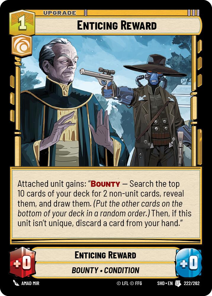 Enticing Reward (222/262) (222/262) [Shadows of the Galaxy] | Deep Dive Games St. Marys