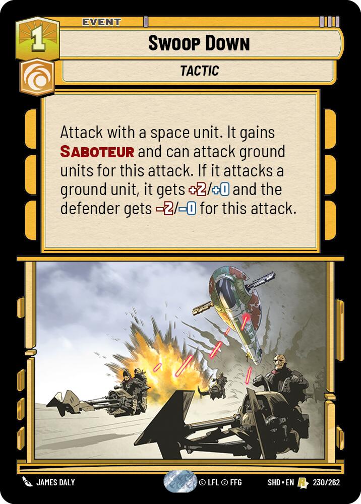 Swoop Down (230/262) (230/262) [Shadows of the Galaxy] | Deep Dive Games St. Marys