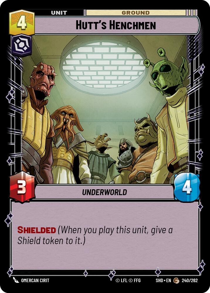 Hutt's Henchmen (240/262) (240/262) [Shadows of the Galaxy] | Deep Dive Games St. Marys