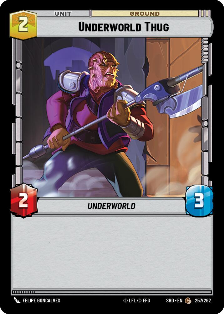 Underworld Thug (257/262) (257/262) [Shadows of the Galaxy] | Deep Dive Games St. Marys