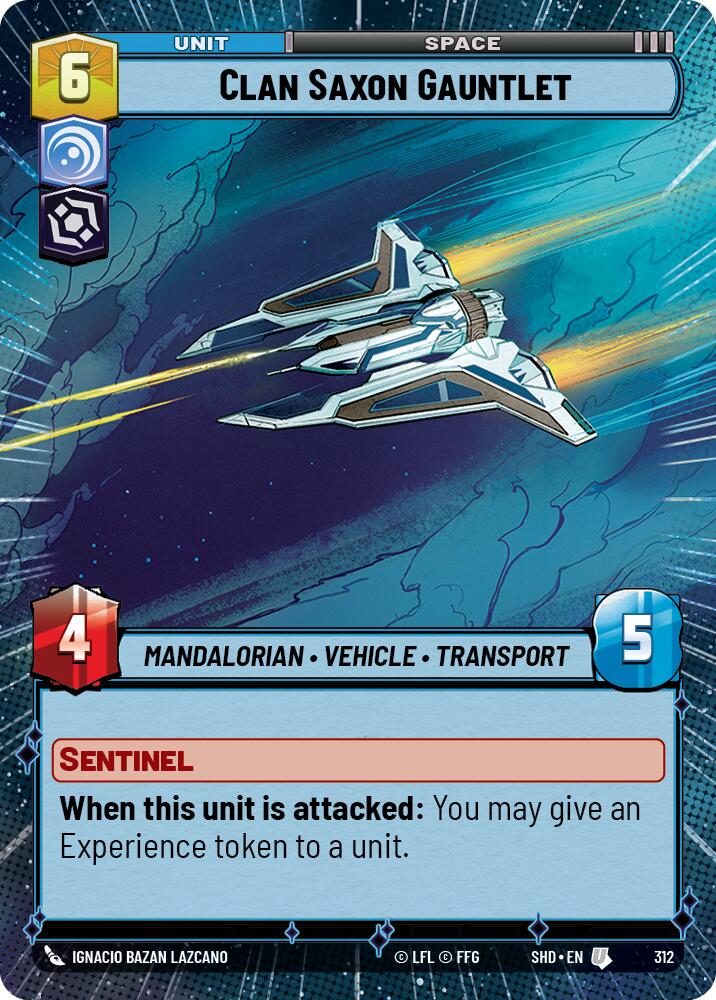 Clan Saxon Gauntlet (312) (Hyperspace) (312) [Shadows of the Galaxy] | Deep Dive Games St. Marys
