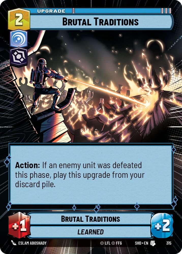 Brutal Traditions (315) (Hyperspace) (315) [Shadows of the Galaxy] | Deep Dive Games St. Marys