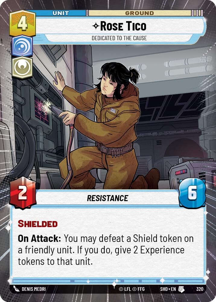 Rose Tico - Dedicated to the Cause (320) (Hyperspace) (320) [Shadows of the Galaxy] | Deep Dive Games St. Marys