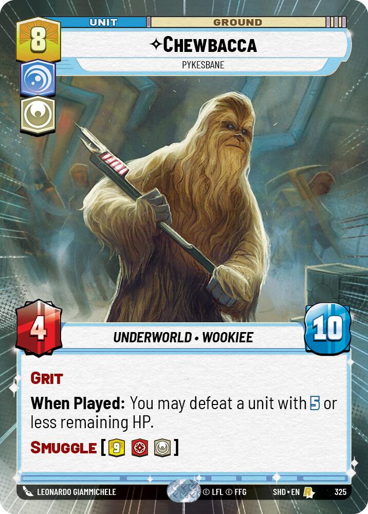 Chewbacca - Pykesbane (325) (Hyperspace) (325) [Shadows of the Galaxy] | Deep Dive Games St. Marys