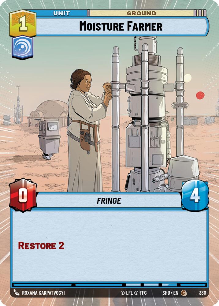 Moisture Farmer (330) (Hyperspace) (330) [Shadows of the Galaxy] | Deep Dive Games St. Marys