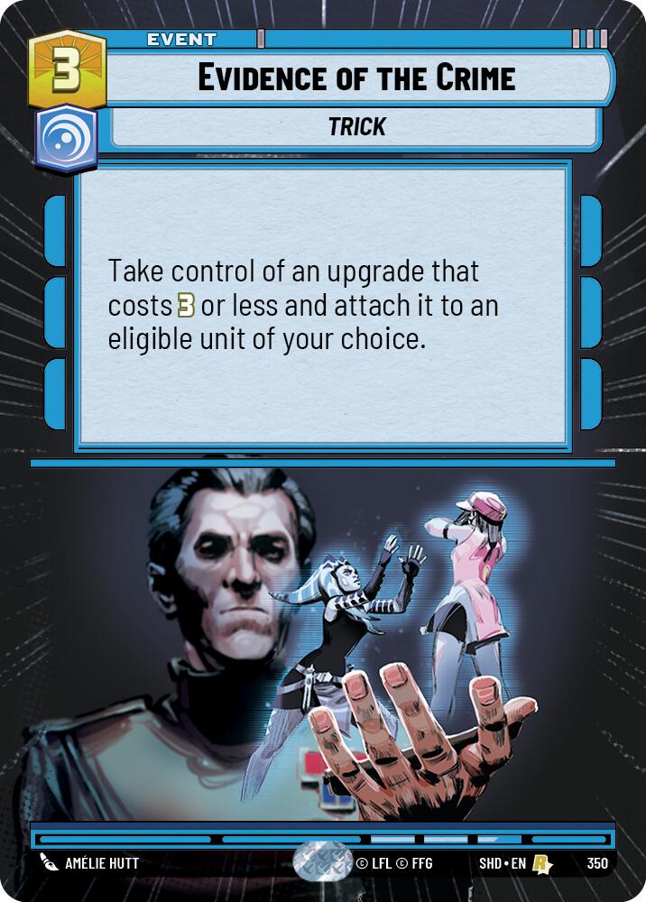 Evidence of the Crime (350) (Hyperspace) (350) [Shadows of the Galaxy] | Deep Dive Games St. Marys