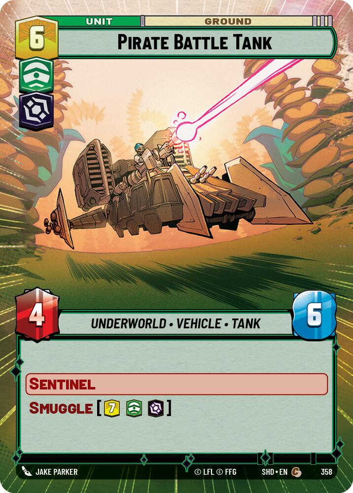 Pirate Battle Tank (358) (Hyperspace) (358) [Shadows of the Galaxy] | Deep Dive Games St. Marys