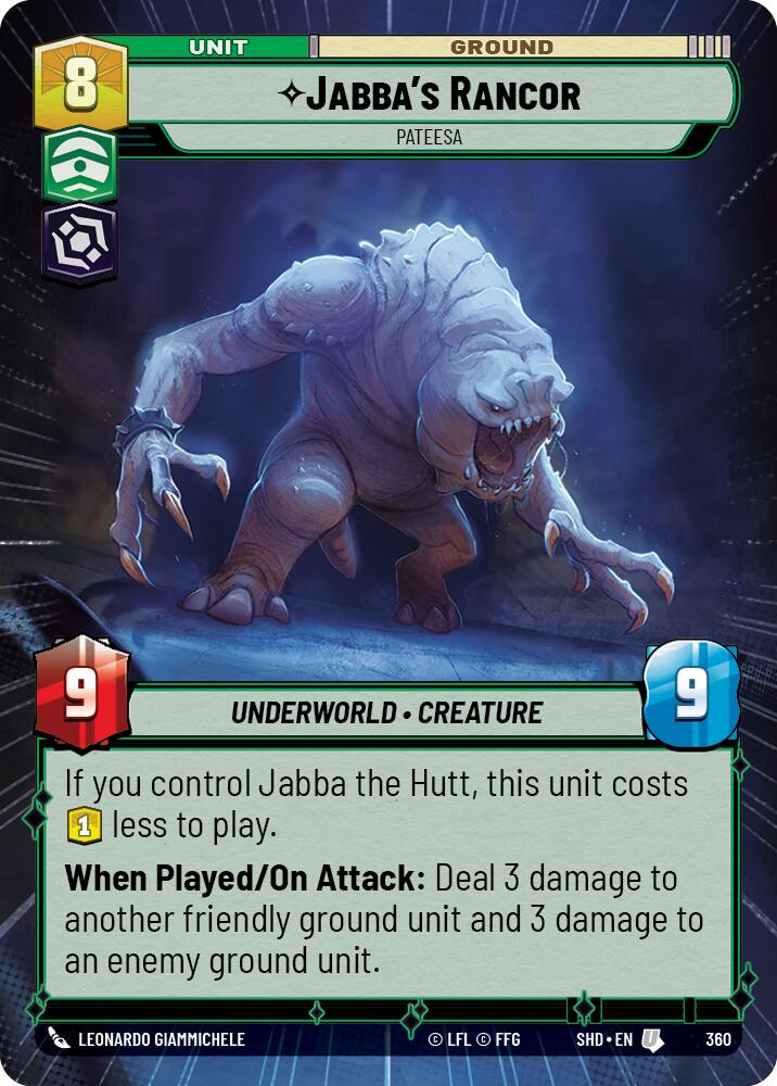 Jabba's Rancor - Pateesa (360) (Hyperspace) (360) [Shadows of the Galaxy] | Deep Dive Games St. Marys