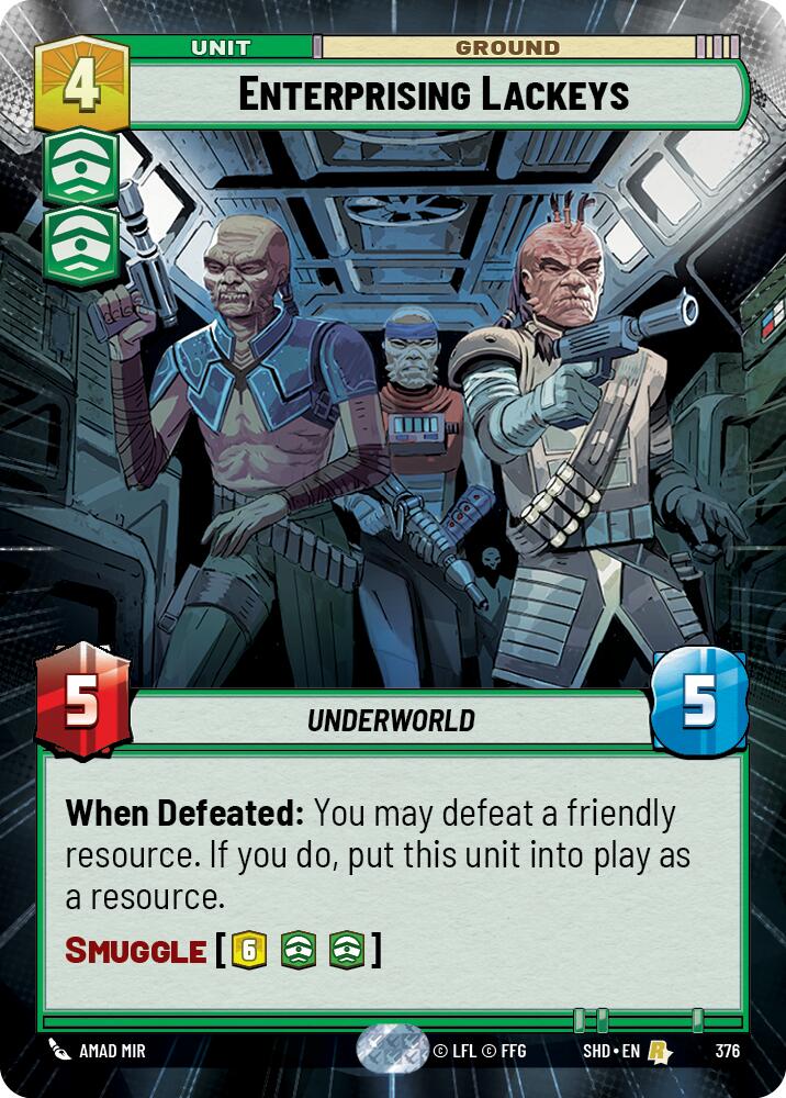 Enterprising Lackeys (376) (Hyperspace) (376) [Shadows of the Galaxy] | Deep Dive Games St. Marys