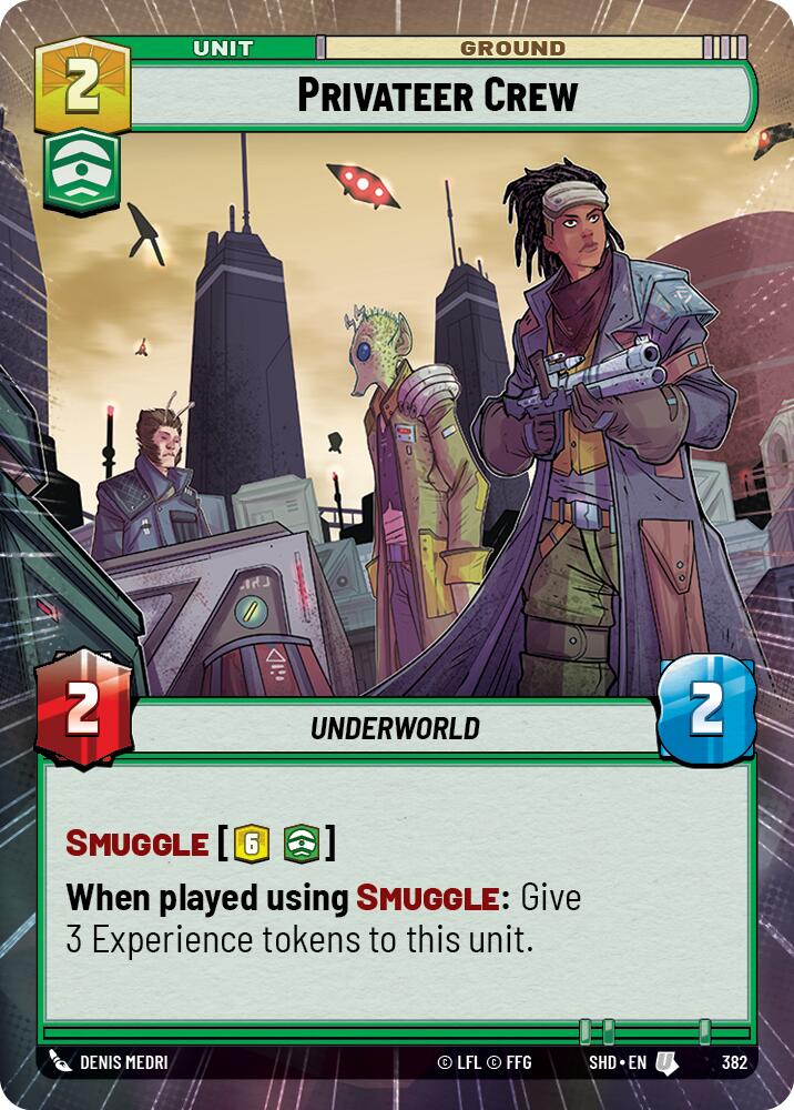 Privateer Crew (382) (Hyperspace) (382) [Shadows of the Galaxy] | Deep Dive Games St. Marys